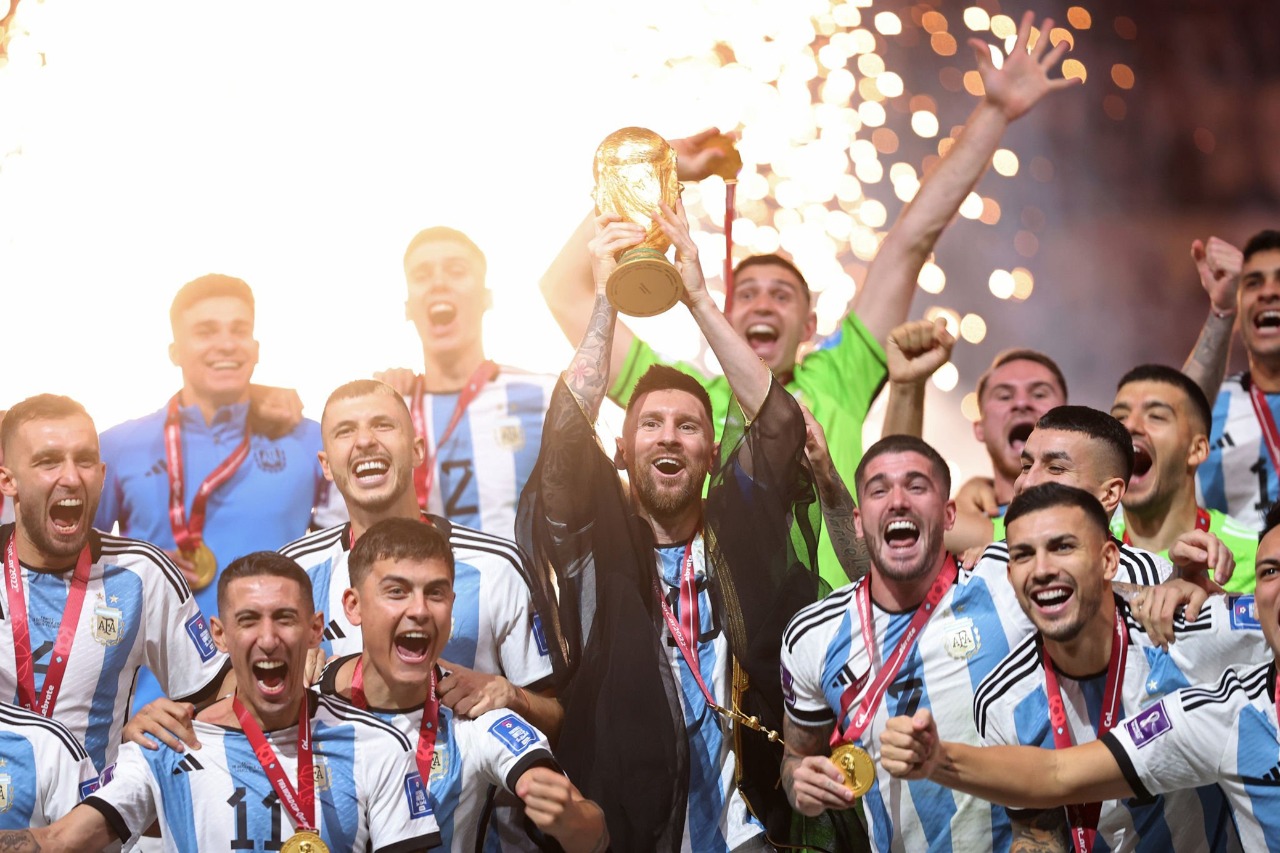 ¡Argentina es campeón del mundo carajo! 
